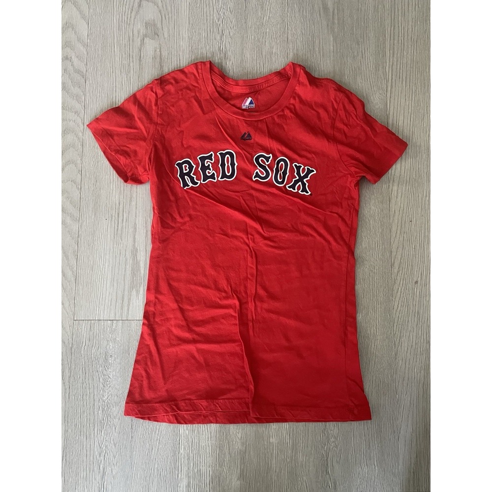Boston Red Sox Adult/Women's Majestic T-Shirt Medium - #2 Jacoby Ellsbury